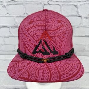 Findlay Snapback RARE All Tribal Mountains Double Portion Pink Red